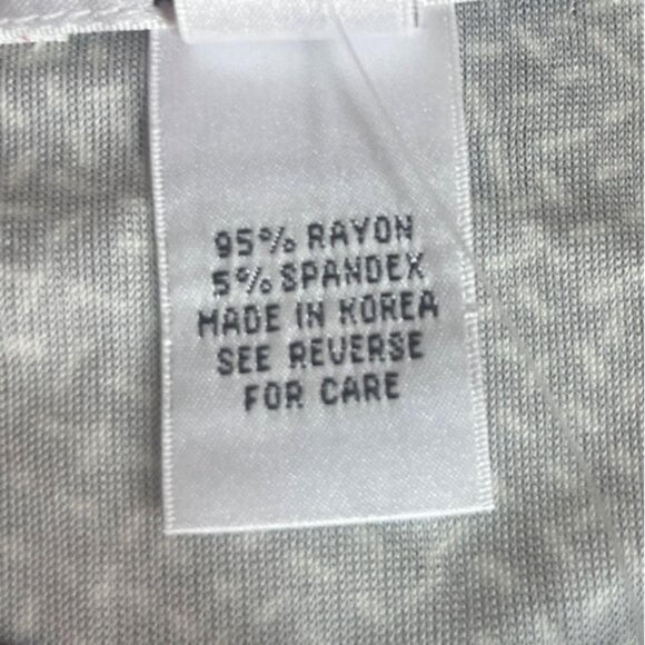 Vintage Talbots Vneck Top Woman 1X Black White New Swirl Print - Picture 7 of 10